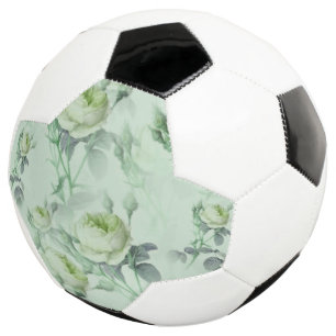 Schöne Vintage Blüte Fußball
