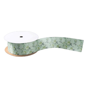 Schöne Vintage Blüte Satinband