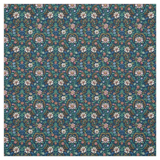 Schöne Vintage Blüte Stoff (Muster)