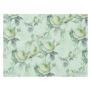 Schöne Vintage Blüte Tischdecke