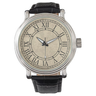 Schöne Vintage Gesichtshaut römische Armbanduhr