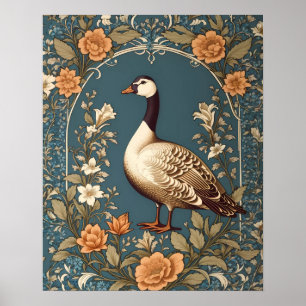 Schöne Vintage Goose William Morris Inspiriert Poster