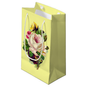 Schöne Vintage-Mädchenhafte Blumenkunst Kleine Geschenktüte