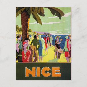 Schöne Vintage-Reise Postkarte