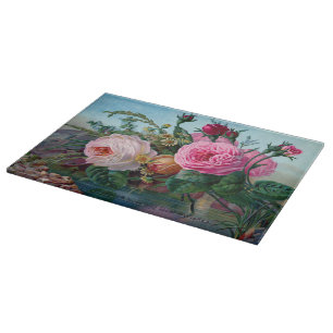 Schöne Vintage Rose drucken Schneidebrett