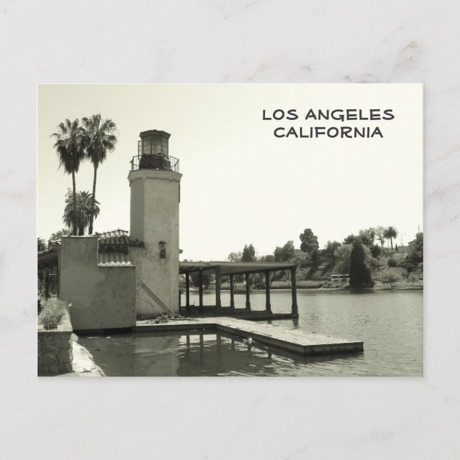 Schöne Vintage Style Los Angeles Postcard! Postkarte (Vorderseite)