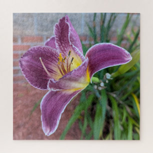 Schöne violette Taglilien-Jigsaw-Puzzle