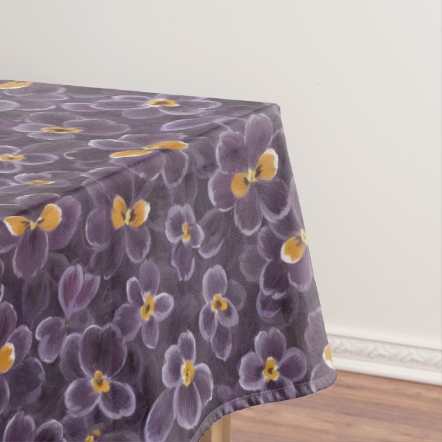 Schöne Violetten Tischdecke (Beispiel)