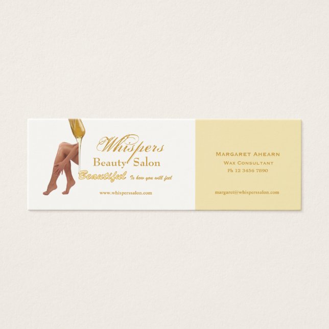 Schöne Visitenkarte (Vorderseite)