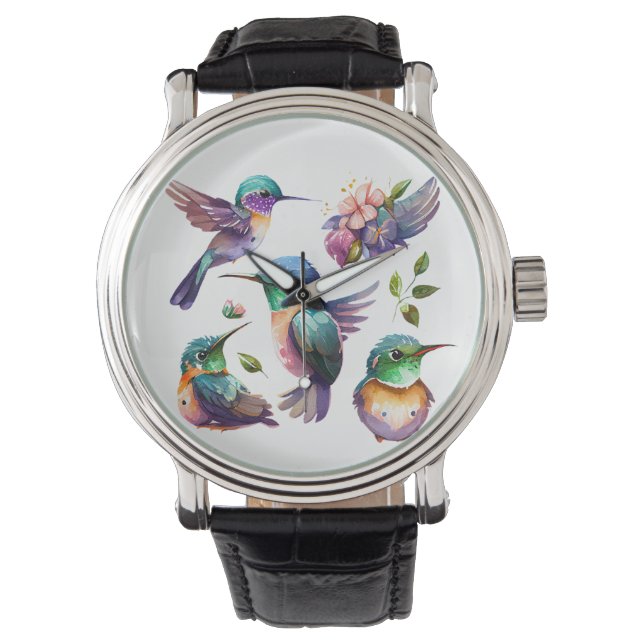 Schöne Vögel für Vogelliebhaber Armbanduhr (Vorderseite)