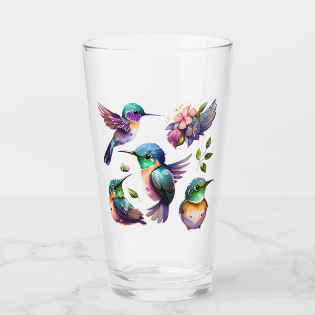 Schöne Vögel für Vogelliebhaber Glas (Vorderseite)