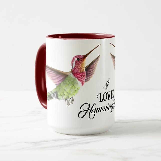 Schöne Vögel im Flug Tasse (Vorderseite Links)