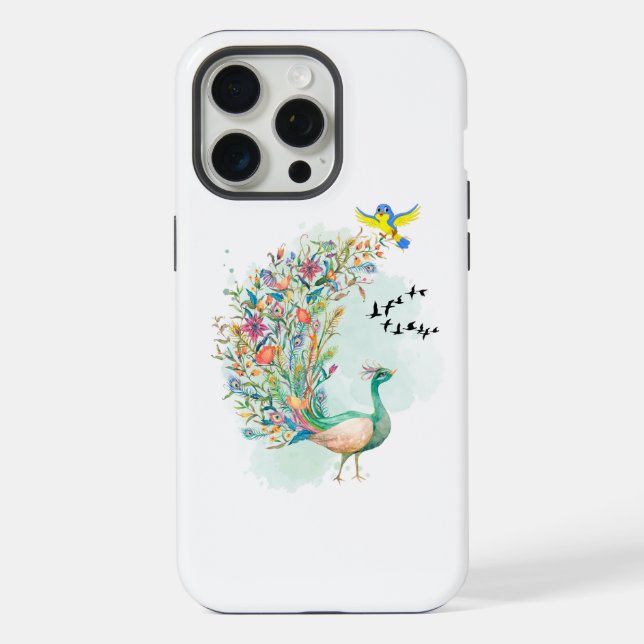schöne Vögel iPhone 15 Pro Max Hülle (Rückseite)