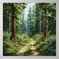 Schöne Waldlandschaft