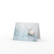 Schöne Waldtiere Elchen im Schnee Gruß