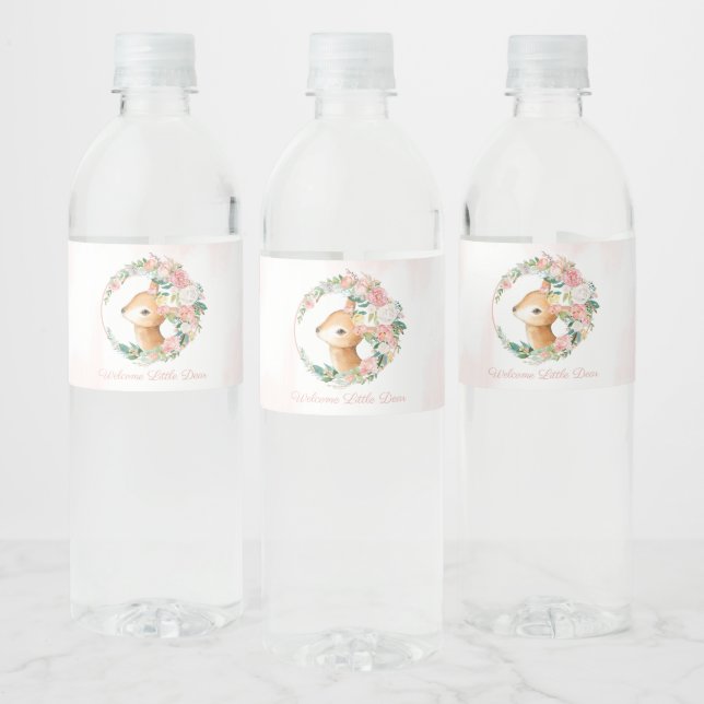 Schöne Waldtiere - HirschBaby-Dusche (Flaschen)