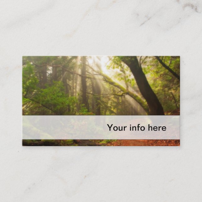 Schöne WaldVisitenkarte Visitenkarte (Vorderseite)