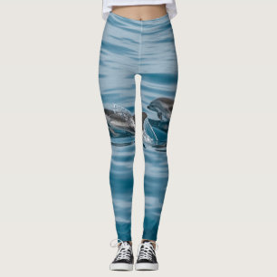 Schöne Wasserdelfine Leggings