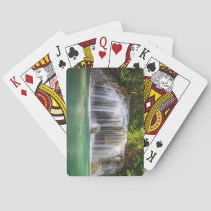 Schöne Wasserfall Decke Kartenspielen Spielkarten