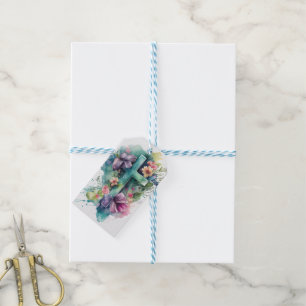 Schöne Wasserfarbe Christlich Cross Oster Geschenkanhänger