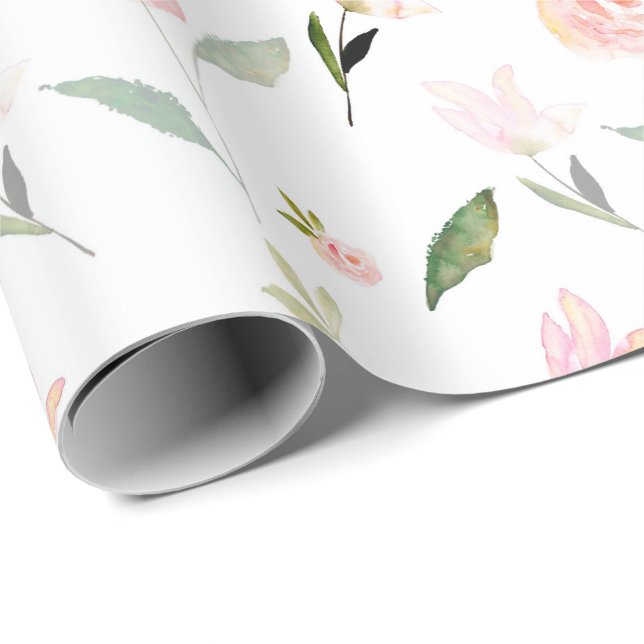 Schöne Wasserfarbe Geschenkpapier (Rolleneckpunkt)
