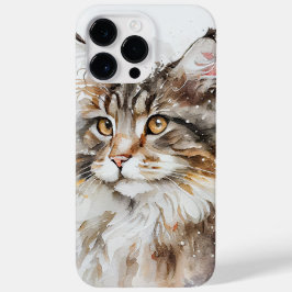 SCHÖNE WASSERFARBE NORWEGISCHE WALDKATZE Case-Mate iPhone 14 PRO MAX HÜLLE