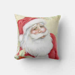 Schöne Wasserfarbe Santa Clause Kissen