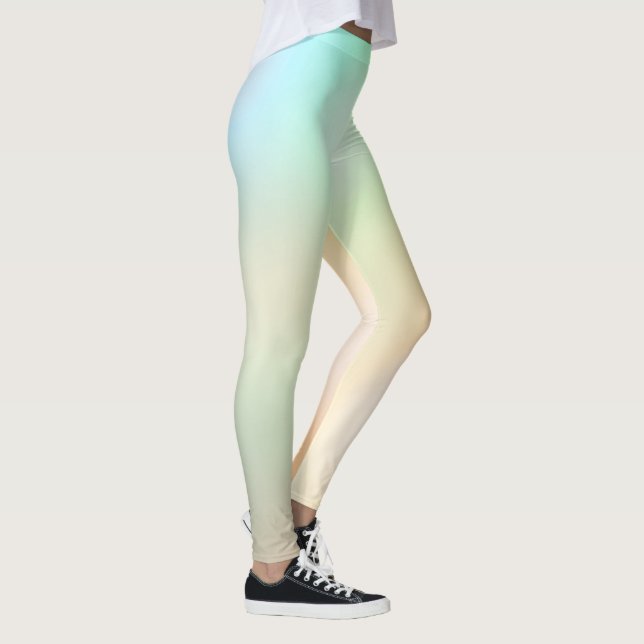 Schöne Wasserfarbe Trendy modisch Leggings (Rechts)