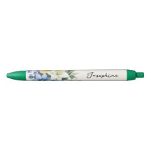 Schöne Wasserfarben-Blumen-Personalisierter Name
