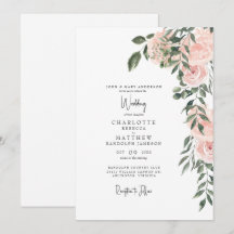 Schöne Wasserfarbenblüte Blütenweiße Hochzeit