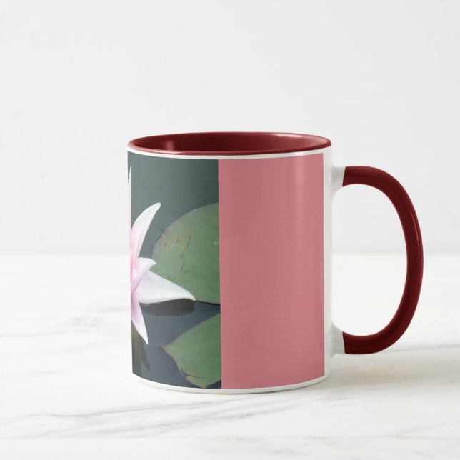 Schöne Wasserlilie Tasse (Rechts)