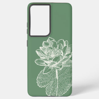 Schöne Wasserliliken Blume Design Samsung Galaxy Hülle