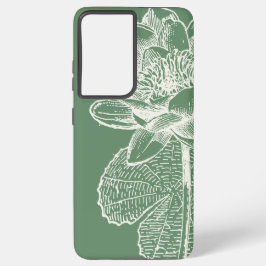 Schöne Wasserliliken Blume Design Samsung Galaxy Hülle