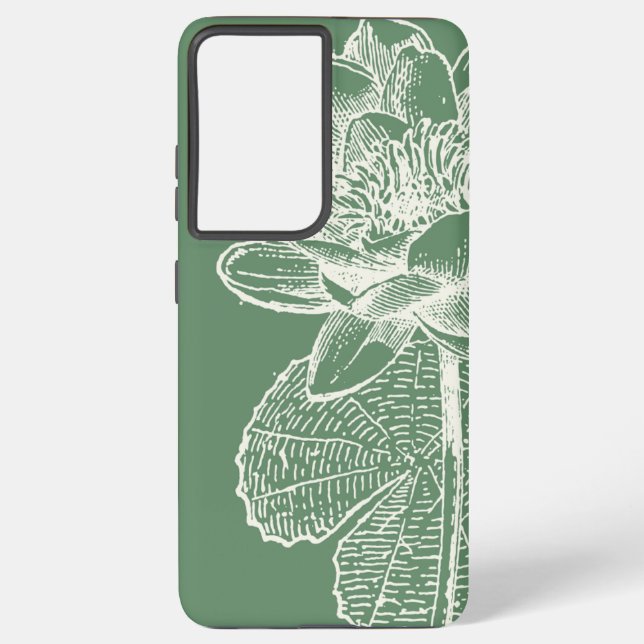 Schöne Wasserliliken Blume Design Samsung Galaxy Hülle (Rückseite)