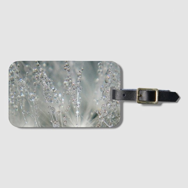 Schöne Wassertröpfchen Gepäckanhänger (Vorderseite (Horizontal))