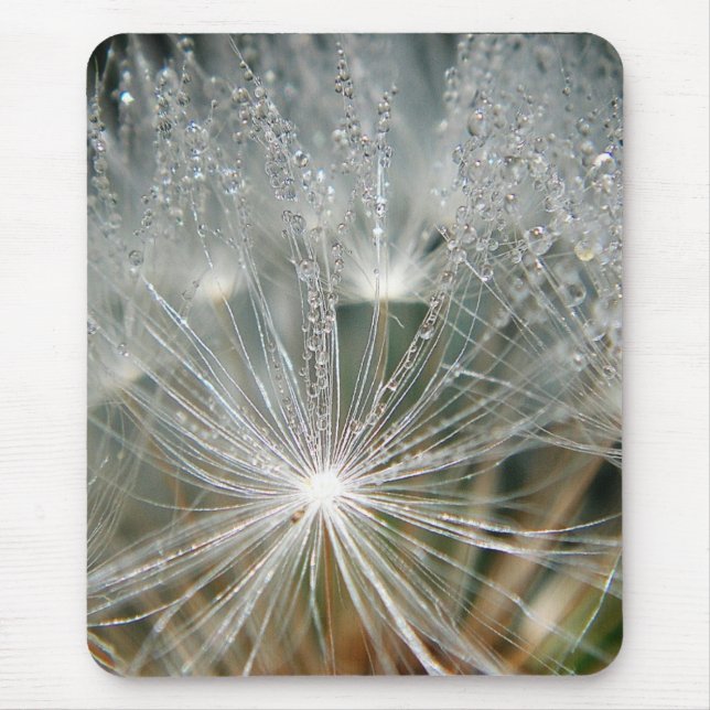 Schöne Wassertröpfchen Mousepad (Vorne)