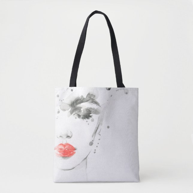 Schöne Waterfarbe Tasche (Vorderseite)