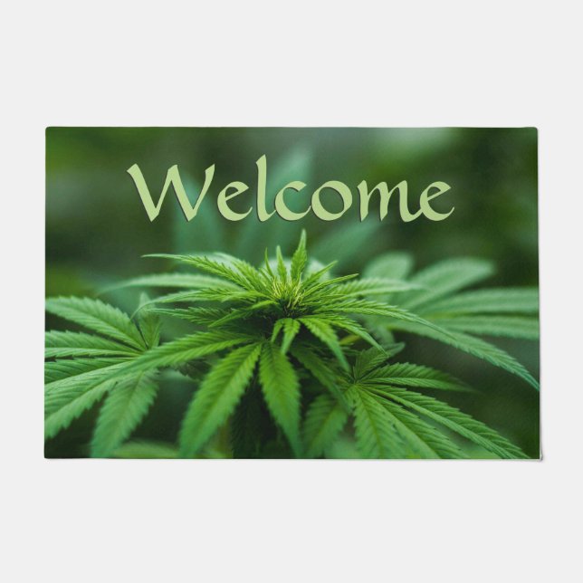 Schöne Weed Fußmatte (Vorderseite)