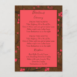 Schöne Wegbeschreibung Begleitkarte