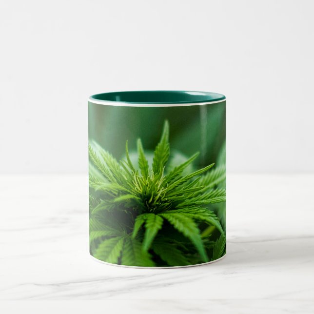 Schöne Weh Zweifarbige Tasse (Mittel)