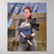 schöne weibliche Piraten