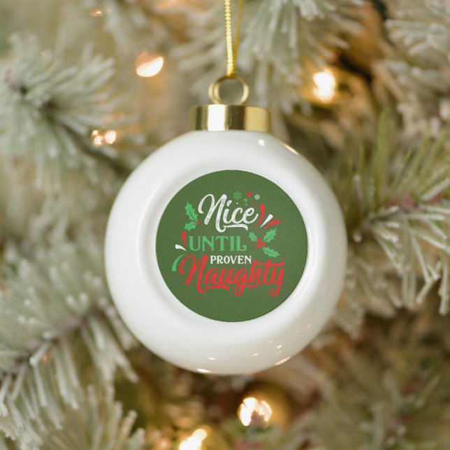 Schöne Weihnachten Keramik Kugel-Ornament (Baum)