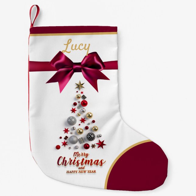 Schöne Weihnachten Kleiner Weihnachtsstrumpf (Vorderseite)