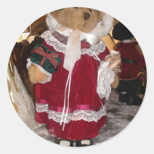 Schöne Weihnachten mit Liebe HABEN einen schönen T Runder Aufkleber