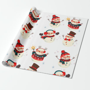 Schöne Weihnachten, Winterlandschaft Geschenkpapier