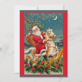 Schöne Weihnachts Classic Retro Card Feiertagskarte