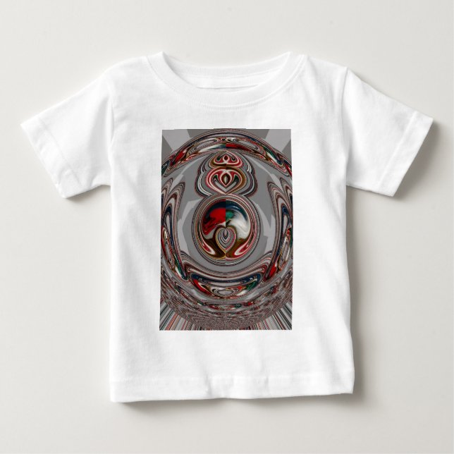 Schöne Weihnachts-Urlaub Saison Farben Baby T-shirt (Vorderseite)