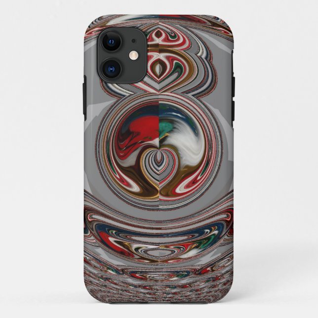 Schöne Weihnachts-Urlaub Saison Farben Case-Mate iPhone Hülle (Rückseite)