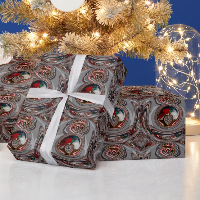 Schöne Weihnachts-Urlaub Saison Farben Geschenkpapier (Feiertage)