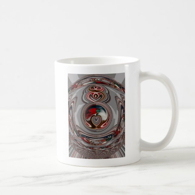 Schöne Weihnachts-Urlaub Saison Farben Kaffeetasse (Rechts)